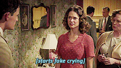 jamiefraser: Angie and Peggy manipulating male S.S.R. agents
