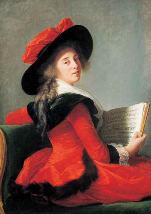 Portrait de la Baronne de Crussol = Portrait of Baroness CrussolElisabeth Louise Vigée-Le Brun (Fren