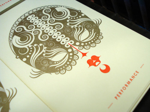 A limited series of letterpressed prints by Jonny Wan for Print For Good. I love me some letterpress