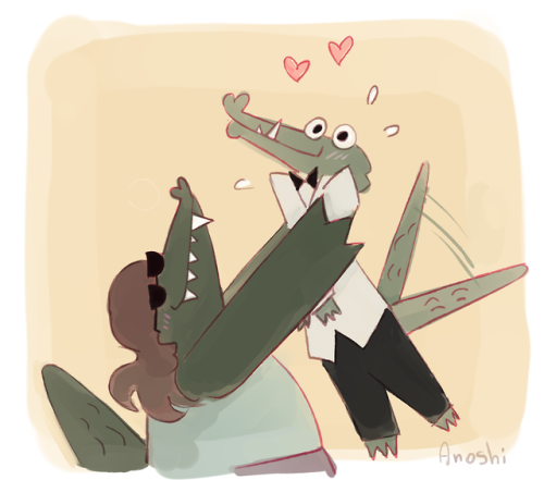 aroshi-wish:Some sweet gators from twitter!