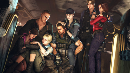 sfmvomit:  Resident Evil posters! [POSTER 1] -  [POSTER 2][POSTER 3] -  [POSTER 4] Models: Sherry Birkin, Chris Redfield and Jake Muller provided by Larryjohnson (gmod workshop)Jill Valentine, Moira Burton, Claire Redfield and Leon Kennedy by Redmenace.