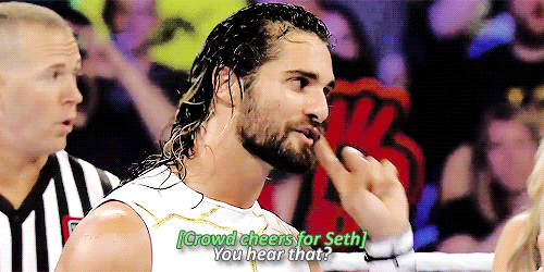 primadonnaseth:  Seth is always a slut for asking his opponent if they hear how loved