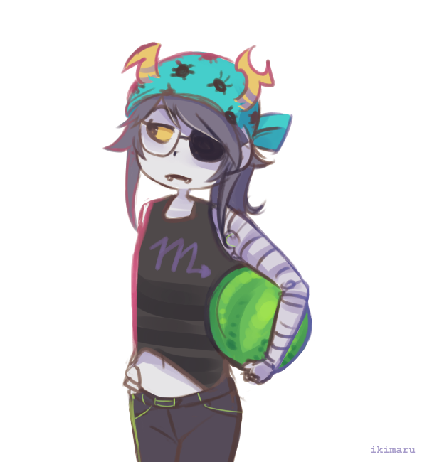 remember those trolls with watermelon I was drawing a while back;; I actually drew