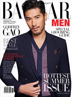 global-fashions:global-fashions:Godfrey Gao - Harper’s Bazaar Men Thailand S/S 2015photos Bert Sivakorn Chotanakarnsatit stylist Nichakul Kitayanubhongse  Reblogging for the evening crowd and because godfreygao is the definition of photogenic! 