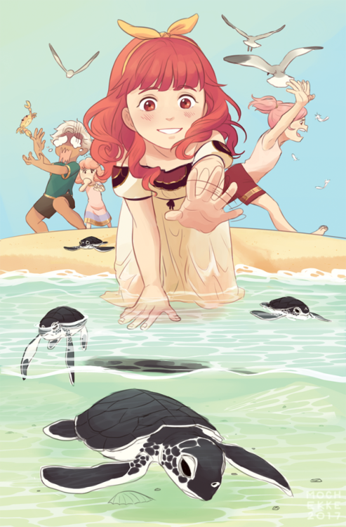 mochekke: my full piece for @fesovsummerzine!!  thanks to everyone who supported the zine, and 