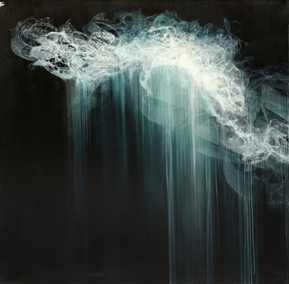 nearlya:  Stohead.  Reality Breakdown, ink and acrylics on canvas, 2013 One Step