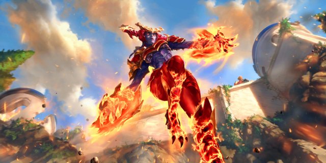 Shyvana, the Half-Dragon - Legends of Runeterra Art