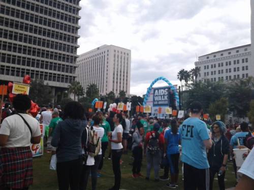 The AIDS Walk Los Angeles at Grand Park for this year was my last AIDS Walk with the Huntington Park