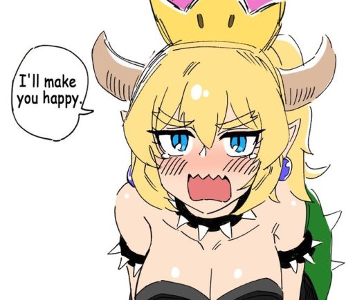 absolutelyapsalus: This is the only valid piece of Bowsette fanart and no one can tell me otherwise.