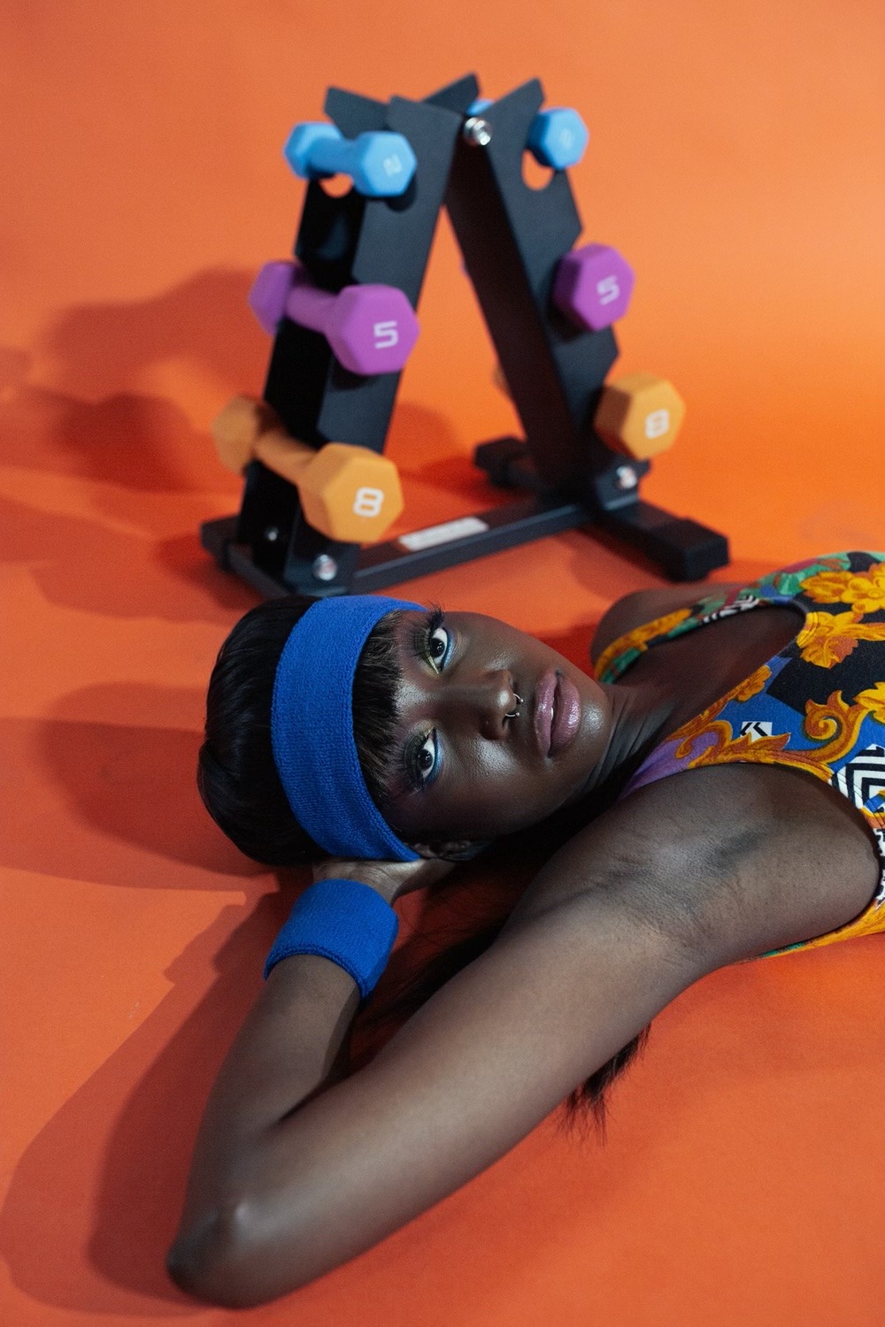 blackfashion:@madamemotherland Namena Motherland starring in “80s Fitness” as seen by @kevinfides Hair & Makeup @n_urdreamzCreative Direction & Styling Assist @fashionfwd_ash (all handles are IG)
