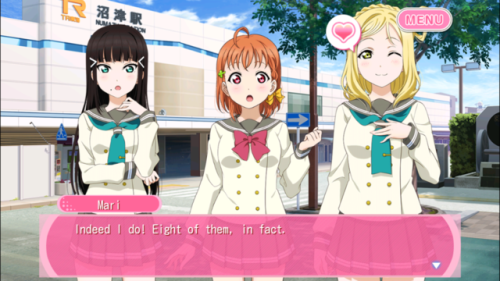 thecuriousinferno:  Mari has Dia and You thinking she got 8 side hoes