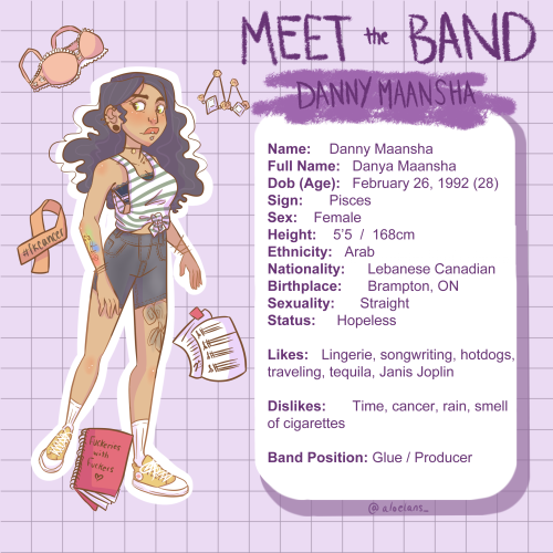Meet the band: Danny’s Rhapsody! These are my babies and I want to do a Q&amp;A with them 