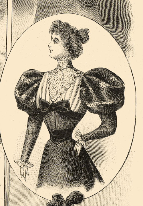 La Mode Nationale, No. 39, 26 Septembre 1896, Paris. No. 18. Groupe De Toilettes Nouvelles. Bibliothque