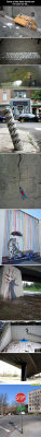 srsfunny:  Clever Urban Street Arthttp://srsfunny.tumblr.com/