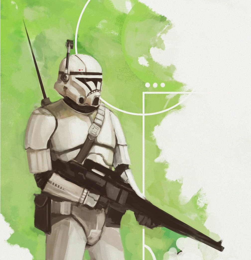 I like Star Wars but not a fan tho. I really love stormtroopers and decided to draw