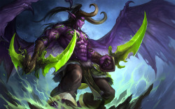 gamingpixels:  World of Warcraft Fan Arts:Illidan