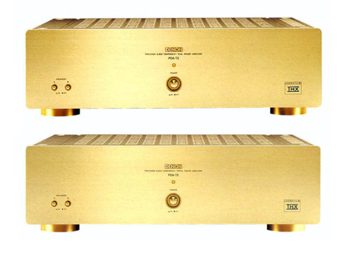 design-is-fine:  Denon, Dolby Digital, 1998. AVP-A1 Pre-Amplifier & Controller, POA-T2/T3 Amplifier, 2x/3x200W. Japan. Source: hifimuseum.de 
