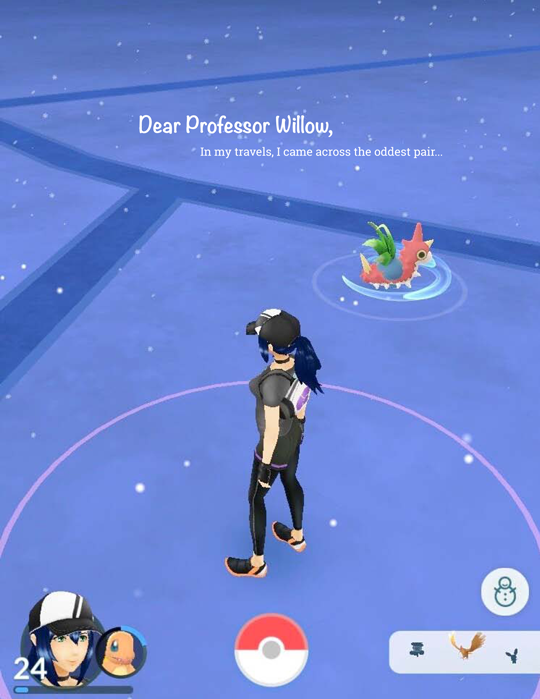 saetje:In my PokémonGO adventures, I come across the oddest events. This is my first