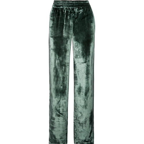 J Brand Ardon velvet wide-leg pants ❤ liked on Polyvore (see more j brand pants)