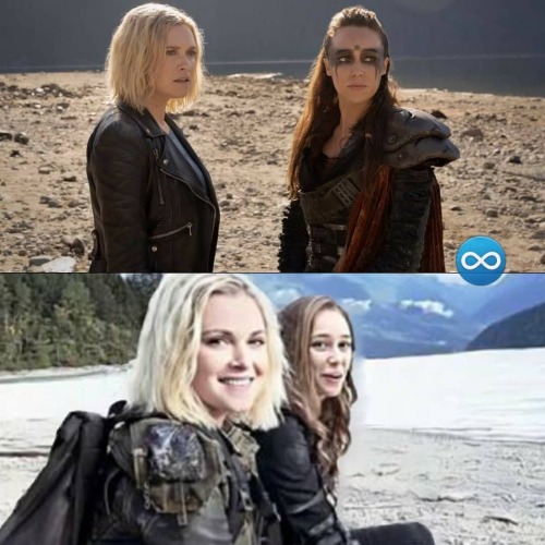 I remember seeing the pix below and hoping and wishing Clarke and Lexa had the opportunity to just b