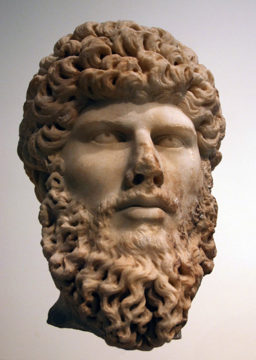 myglyptothek:Lucius Verus. Found in Athens. 160s AD. Pentelic marble. National archaeological museum