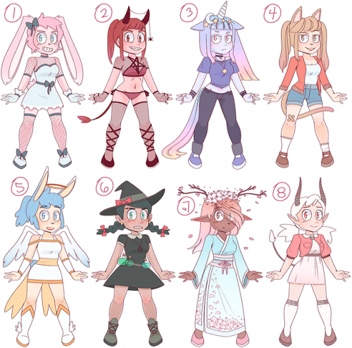  SECOND BATCH OF ADOPTABLES HAVE ARRIVED! I spent a lot of time on these and put a lot of thought in