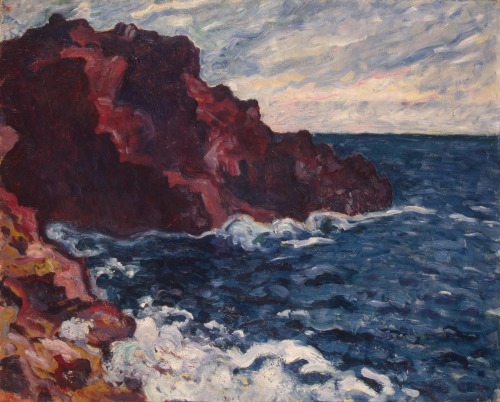 Louis Valtat (French, 1869-1952), Violet Rocks (Sea Tide), 1900.
