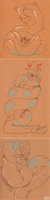 jajuka:      One of the drawings from the vore panel I held at MFM 2018 this past weekend featuring a snake!   