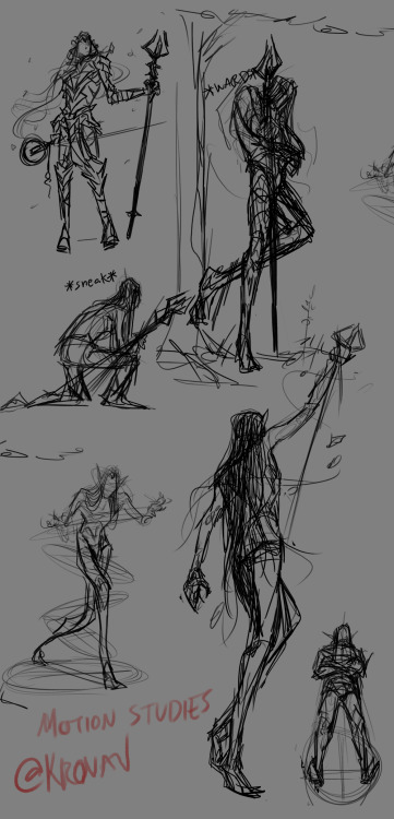   Motion studies with inspiration from exploring Cyrodiil in ESO this past Midyear Mayhem.  