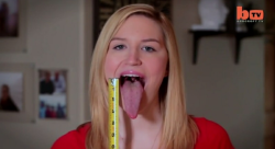 funnyordie:  Teenager Vies For Longest Tongue
