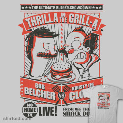 shirtoid:  Thrilla In The Grill-A by DeepFriedArt