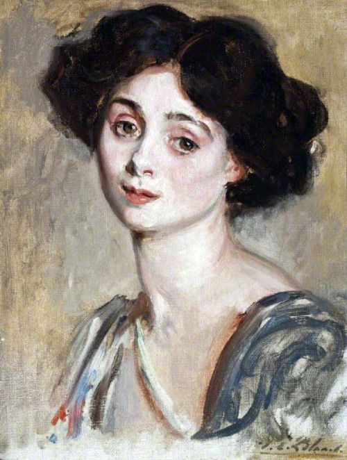 Lady Marjorie MannersArtist: Jacques Emile BlancheYear: 1909 Type: Oil on canvas