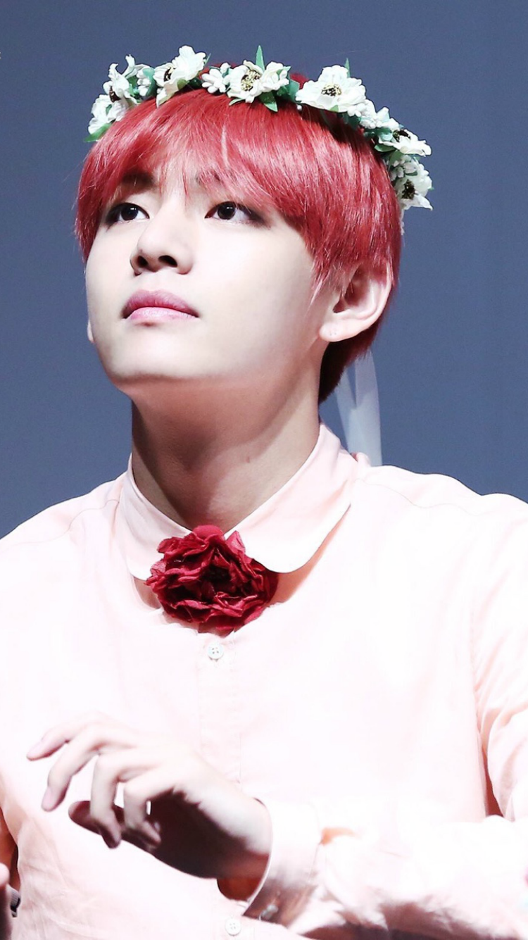 pic Photoshoot Bts V Red Hair bts v red hair lockscreen