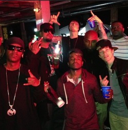 machinegunkelly-laceup:  Tech N9ne and Strange Music at the party 