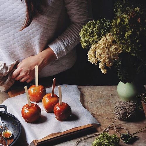 oldfarmhouse: Carmel Apples and warm coffee Истории моей кухни (@windowtomyworld) • Instagram p