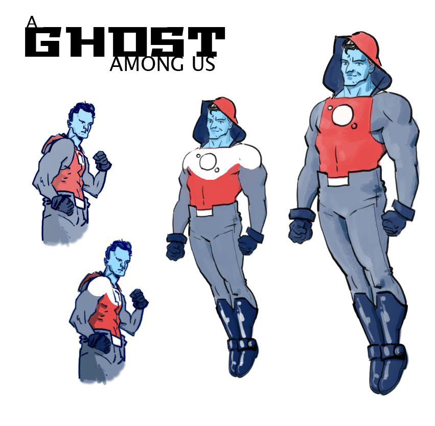 Concept artwork by Aaron Pittman for “A Ghost Among Us” written by CW Cooke for Terminal.
We’re just getting warmed up. Stay tuned to our production diary.