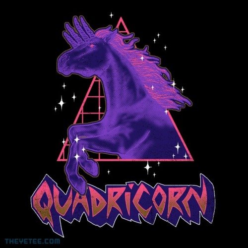 Alien and Duck / Quadricorn - available @theyetee May 7 only!–> theyetee.com