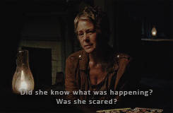 melissascarol:  Carol Peletier Meme ||  9 scenes Confessing to Tyreese - 4.14 “The
