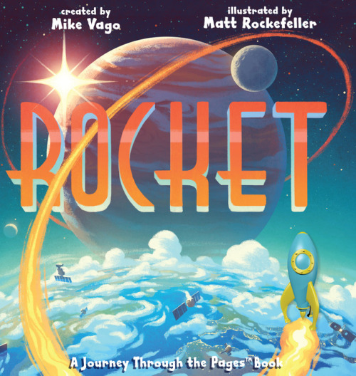 mrockefeller:Here is the cover and 4 spreads I created from the upcoming ROCKET from Mike Vago and W