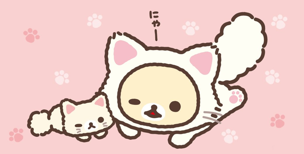 k-orilakkuma:今日はネコ！似合ってるね♪