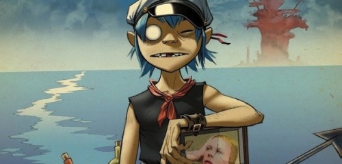 plasticbeeach:“Everybody thinks that 2-D is Damon, but none of the characters are based on any of us. 2-D is the classic stupid pretty boy singer. He’s the fall guy, the stooge. Everyone takes the piss out of him. He had a car accident where he