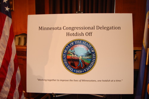 Today was the 4th annual congressional hot dish competition. All 10 members of the Minnesota Delegat