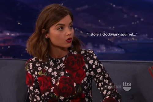 freelydifferentluminary:  Taken by Jenna - In many of her convention appearances and on TV talk shows, Jenna Coleman has been asked what, if anything, she may have procured from the Doctor Who set before she left the show. These are but a few of the items