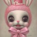 crucifixionbaby:“Pink Bunny” by Mark Ryden (2019)