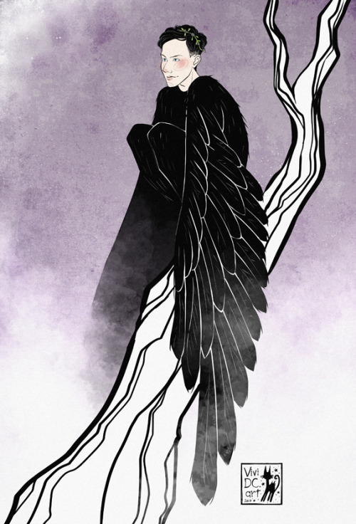 pxheart: “You look like a raven” dan shouldn’t have said that.  Cause Now I H