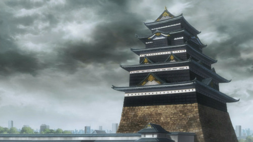 Last episodes of Gintama (2015) had some epic color planning and digital effects on the backgrounds.