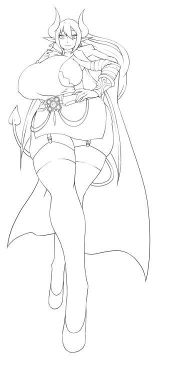 bewbchanmod:  dragonmanx:    commission for inflatableastaroth of their demon girl Crystal    sweetnessss