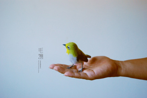  ▋ Japanese White-eye ( custom-made ) Sculpture approximately 5 x 8 x 8 cm 