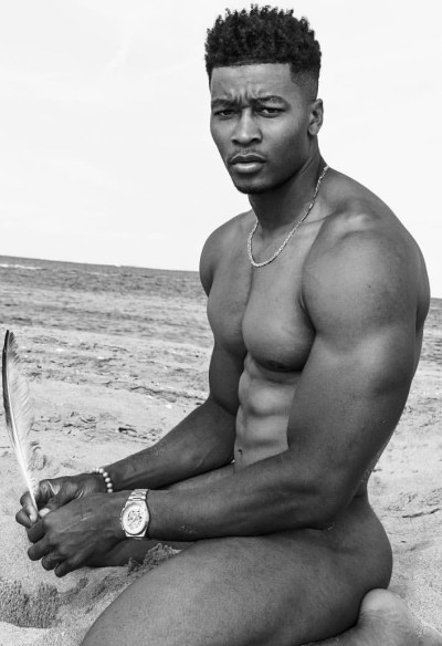 blackmannmd:dominicanblackboys-blog:A hot naked moment on the beach with sexy gorgeous handsome fine fat muscle ass Ahmad Williams!!!!!!!!😍😍😍😍😍😍😍Ditto