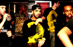 :  Drake & some of OVO at SL Miami a